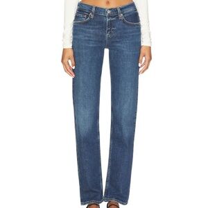 Agolde Blue Lyle Straight Leg Jeans